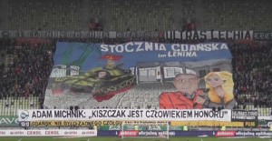 malowidło fanów Lechii Gdańsk