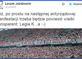 Jażdżewski obraża Legię!